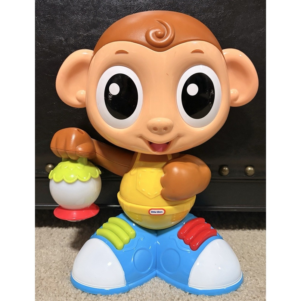 LITTLE TIKES Light n Go Movin Lights Monkey 9m+ Interactive Toy TESTED & WORKS